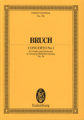 Max Bruch - Violin Concerto No. 1 G minor g-Moll op. 26