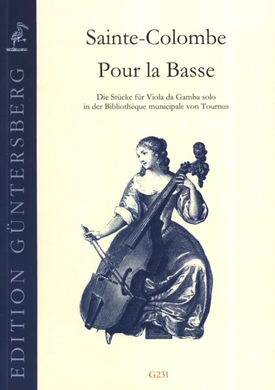 Jean de Sainte-Colombe - Pour la Basse - Viola da Gamba solo