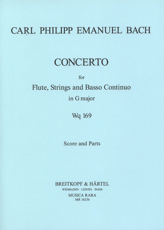 Carl Philipp Emanuel Bach - Konzert für Flöte und Orchester G-Dur Wq 169