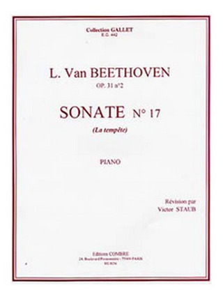 Ludwig van Beethoven - Sonate n°17 Op.31 n°2 La Tempête