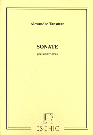 Alexandre Tansman - Sonate