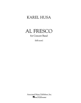 Karel Husa - Al Fresco