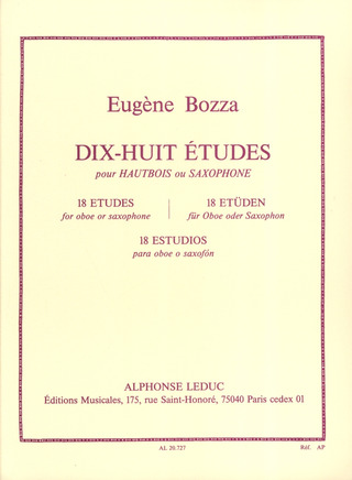 Eugène Bozza - 18 Études