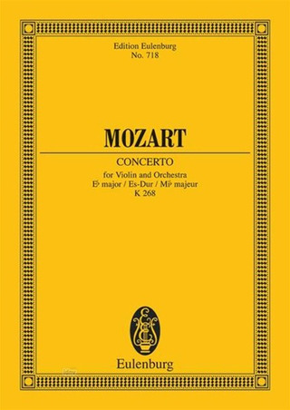 Wolfgang Amadeus Mozart: Konzert  Es-Dur KV 268 (1780)