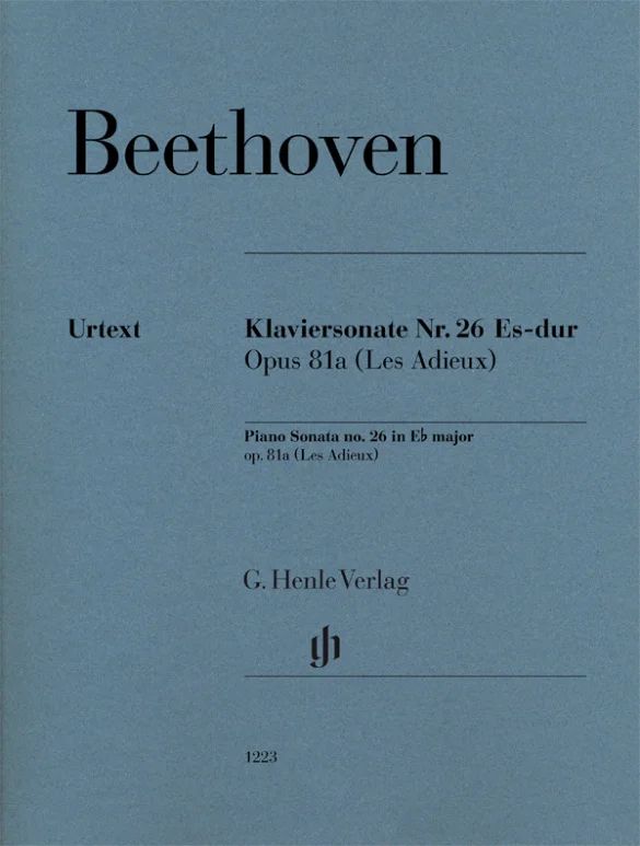 Ludwig van Beethoven: Piano Sonata no. 26 E flat major op. 81a (Les Adieux) (0)