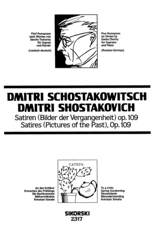 Dmitri Shostakovich - Satiren (Bilder der Vergangenheit) op. 109