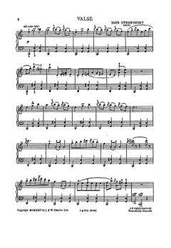 Igor Strawinsky - Waltz From The Soldier's Tale (Piano)