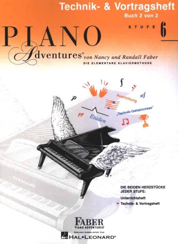 Nancy Faberet al. - Piano Adventures 6 – Technik- & Vortragsheft