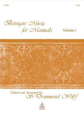 Baroque Music for Manuals 1