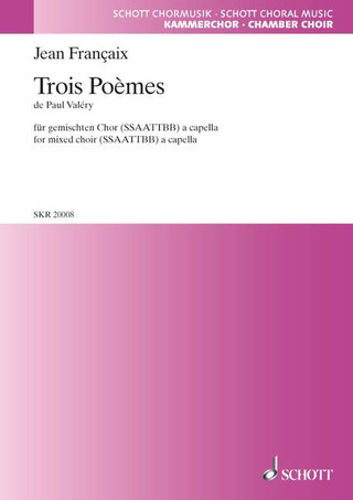 Jean Françaix - Trois Poèmes de Paul Valéry