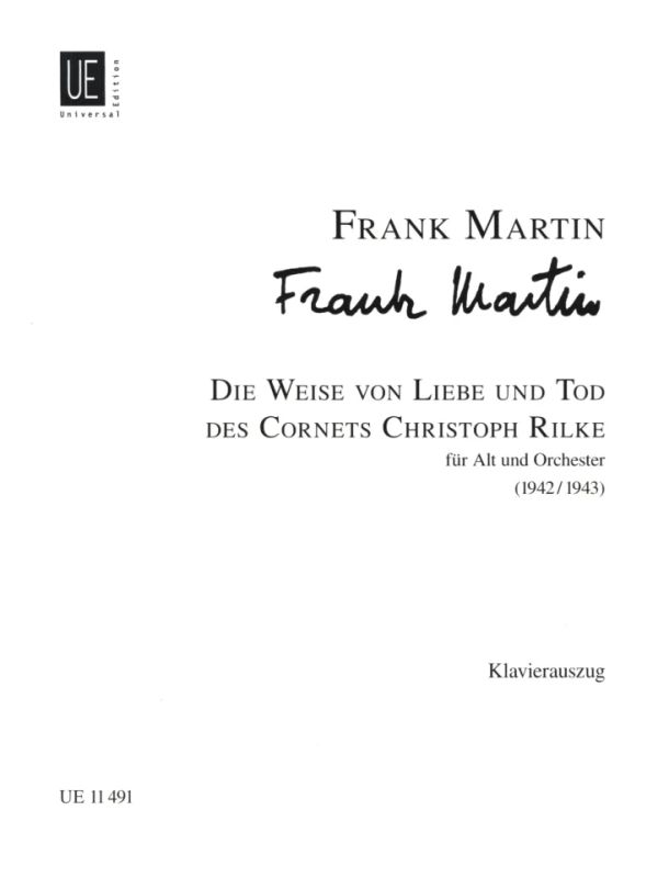 Frank Martin - Die Weise von Liebe und Tod des Cornets Christoph Rilke
