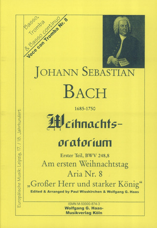 Johann Sebastian Bach - Grosser Herr Und Starker Koenig - Aria Nr 8