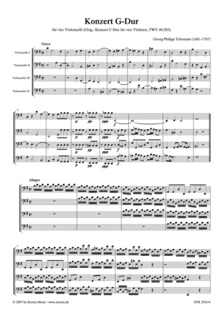 Georg Philipp Telemann - Konzert G-Dur