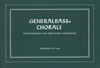 Christhard Mahrenholz - Generalbass-Choräle
