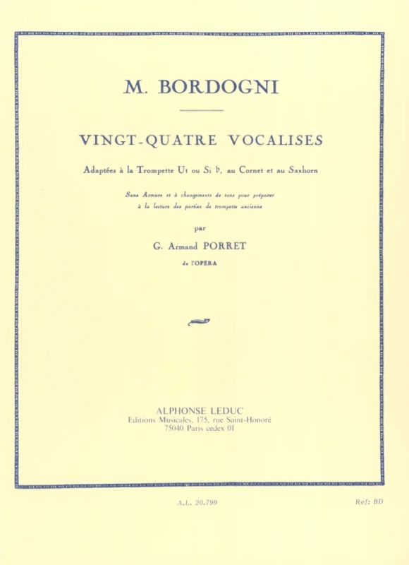 Marco Bordogni - Vingt-Quatre Vocalises