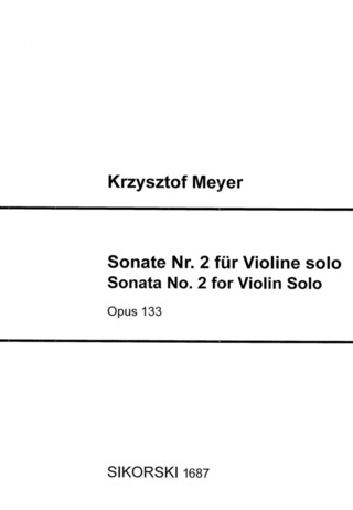 Krzysztof Meyer - Sonate Nr. 2 op. 133