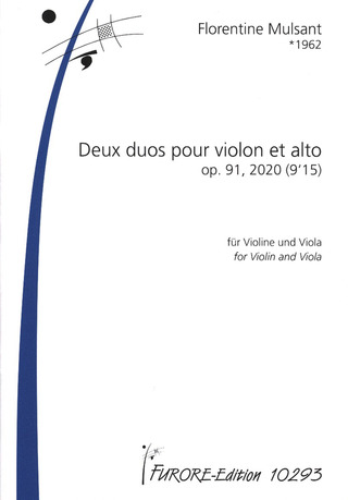 Florentine Mulsant - Deux duos pour violon et alto op. 91