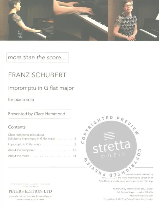 Franz Schubert - Impromptu in G Flat Major op.90,3 D899