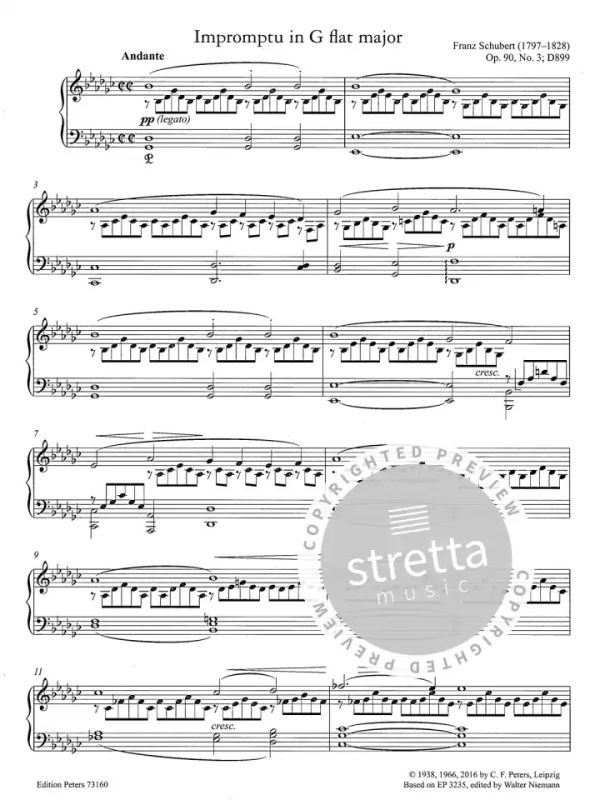 Franz Schubert - Impromptu in G Flat Major op.90,3 D899 (2)