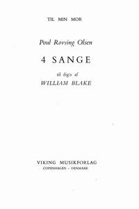Poul Rovsing Olsen - 4 Sange