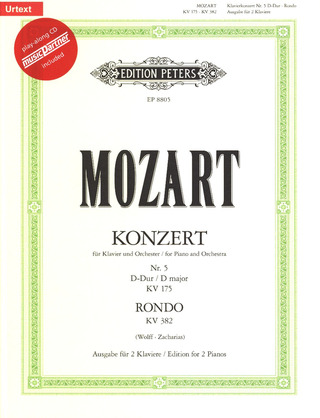 Wolfgang Amadeus Mozart - Konzert für Klavier und Orchester KV 175 · Rondo KV 382 D-Dur KV 175