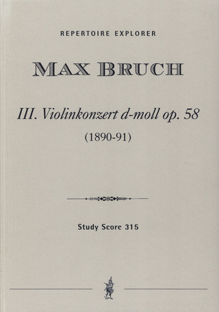 Max Bruch - Konzert d-Moll Nr.3 op.58