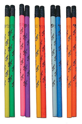 Amazing Colour-Changing Mood Pencil (Pack of 10): Treble Clef (Assorte