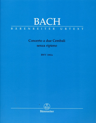 Johann Sebastian Bach - Concerto a due Cembali senza ripieno BWV 1061a