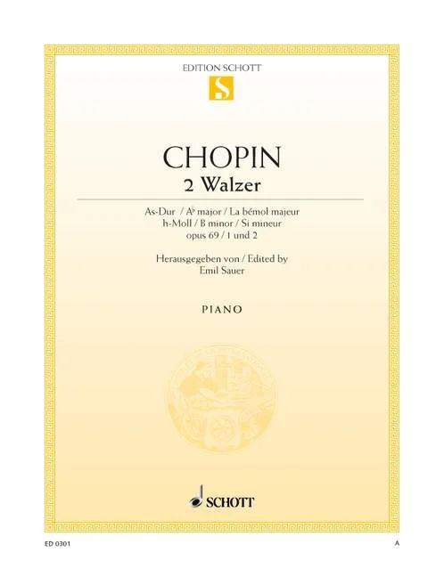 Frédéric Chopin - 2 Valses La bémol majeur et Si mineur