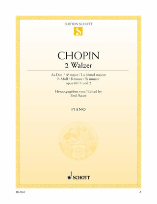 Frédéric Chopin - 2 Valses La bémol majeur et Si mineur