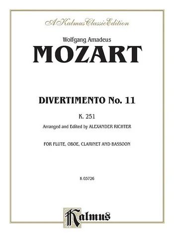 Wolfgang Amadeus Mozart - Divertimento No. 11, K. 251