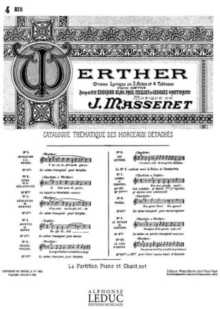 Jules Massenet - Air de Werther No.4 bis - Ariette de Sophie