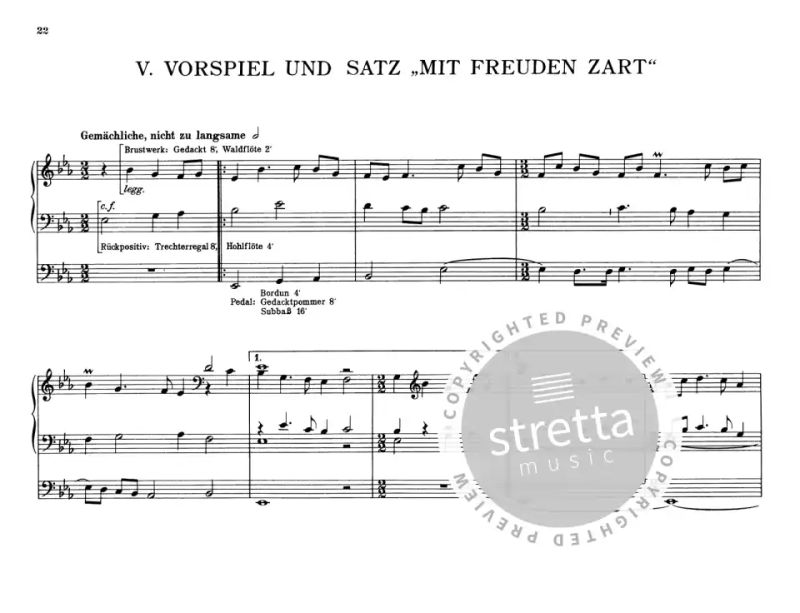 DISTLER Hugo Orgelpartita op 8 Orgue 1935 partition sheet music score 