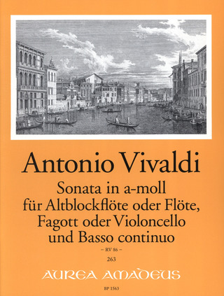 Antonio Vivaldi: Sonate a-Moll RV 86