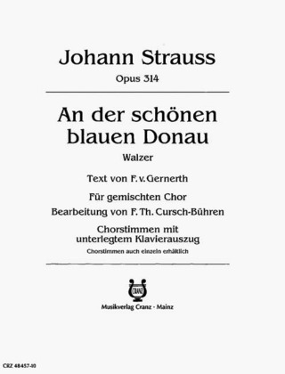 Johann Strauß (Sohn) - An der schönen blauen Donau