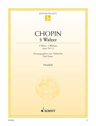 Frédéric Chopin - 3 Walzer Ges-Dur, As-Dur und Des-Dur