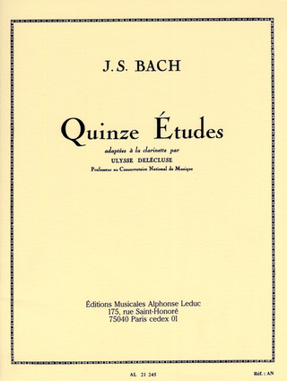 Johann Sebastian Bach - 15 Études