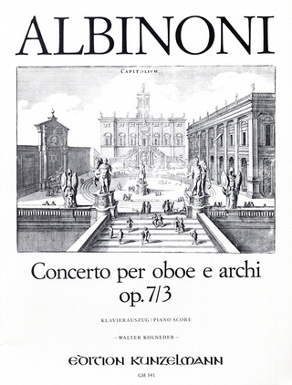 Tomaso Albinoni - Concerto a cinque Nr. Klavierauszug mit Solostimme B-dur op. 7/3