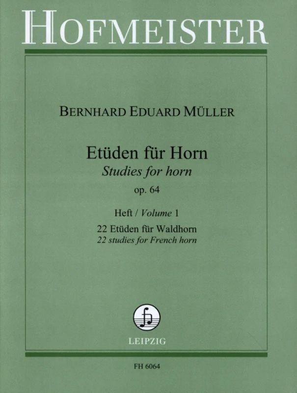 Bernhard Eduard Müller - Studies for Horn op. 64