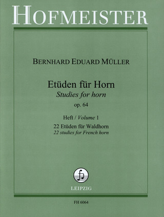 Bernhard Eduard Müller: Etüden für Horn op. 64