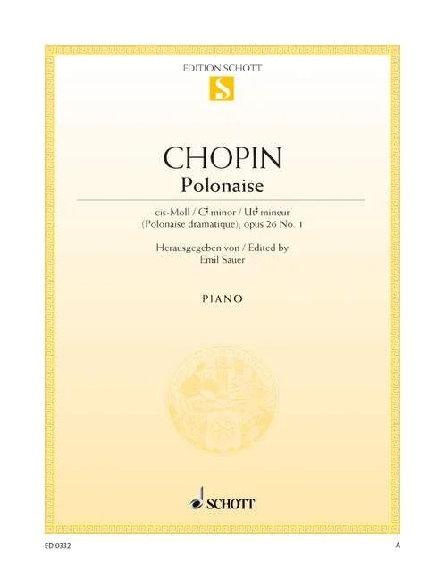 Frédéric Chopin - Polonaise Ut dièse mineur