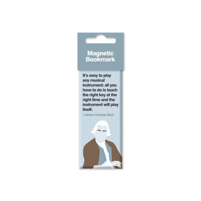 Magnetic bookmark Bach