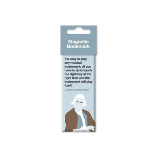Magnetic bookmark Bach