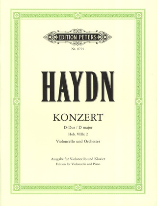 Joseph Haydn: Konzert für Violoncello und Orchester D-Dur op. 101 Hob. VIIb: 2