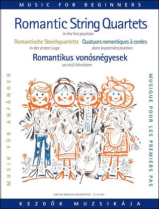 Quatuors romantiques à cordes dans la premiere position