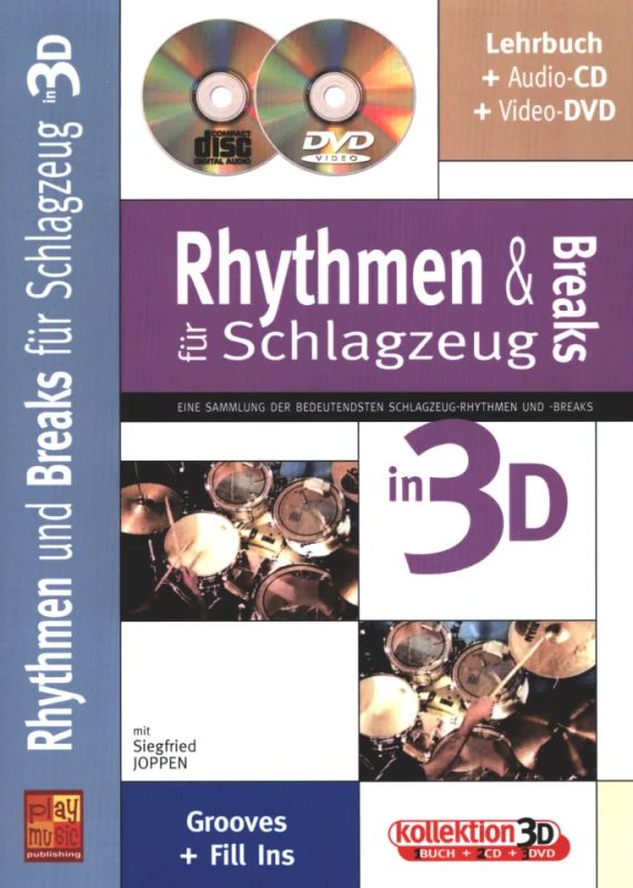 Siegfried Joppen - Rhythmen und Breaks für Schlagzeug in 3D