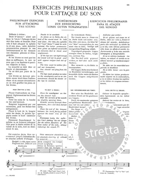 Célèbre Méthode Complète de Trompette - Volume 1