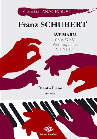 Franz Schubert - Ave Maria Opus 52 N°6 - Voix Moyennes