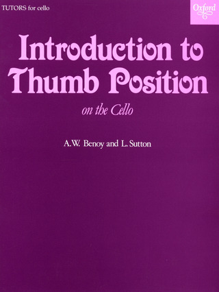 Arthur William Benoy et al. - Introduction To Thumb Position