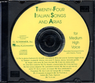 24 italian Songs and Arias
